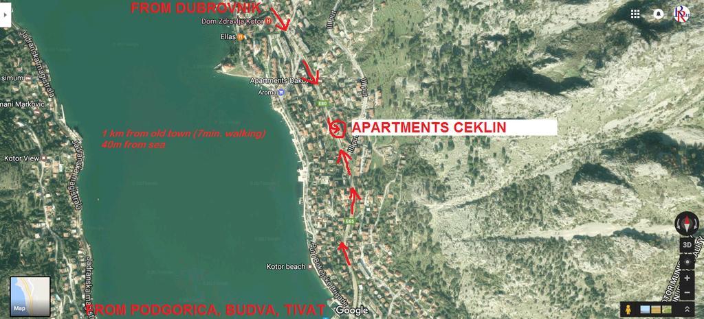 Apartments Ceklin Kotor Exterior foto